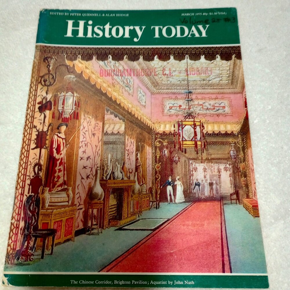 History Today Magazine- March 1975